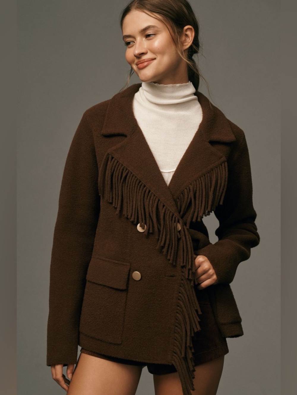 NWT Anthropologie Jacket Coat - Brown XL